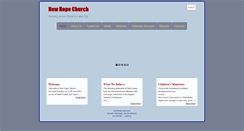 Desktop Screenshot of newhopelakecity.org