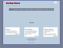 Tablet Screenshot of newhopelakecity.org